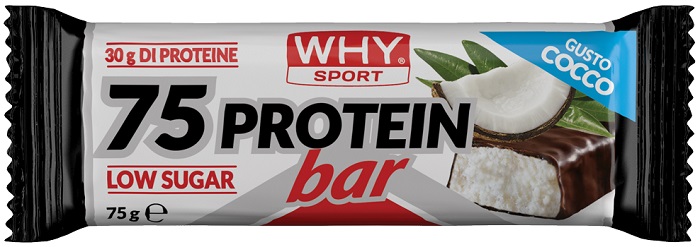 WHYSPORT 75 PROTEIN BAR COCCO 75 G - Farmacia Artemisia di Montecuollo Dott. Angelo snc