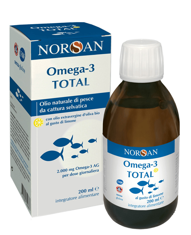 NORSAN OMEGA 3 TOTAL 200 ML GUSTO LIMONE - Farmacia Artemisia di Montecuollo Dott. Angelo snc