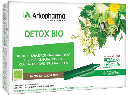 ARKOFLUIDI DETOX BIO 20 FIALE - Farmacia Artemisia di Montecuollo Dott. Angelo snc