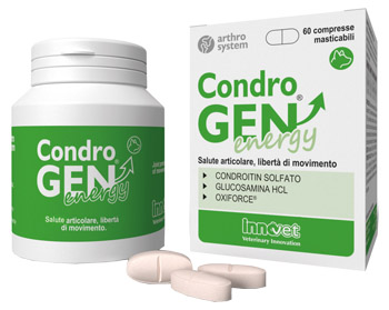 CONDROGEN ENERGY 60 COMPRESSE MASTICABILI - Farmacia Artemisia di Montecuollo Dott. Angelo snc