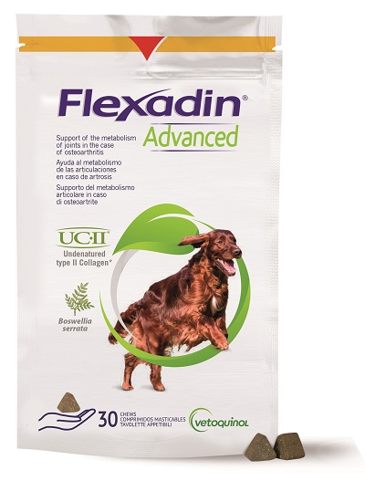 FLEXADIN ADVANCED CANE TUTTE LE TAGLIE 30 TAVOLETTE APPETIBILI - Farmacia Artemisia di Montecuollo Dott. Angelo snc
