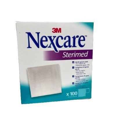 GARZA COMPRESSA STERIMED NEXCARE IN COTONE IDROFILO 20 FILI MULTILINGUAL 100 PEZZI - Farmacia Artemisia di Montecuollo Dott. Angelo snc