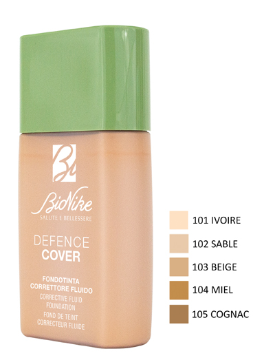 DEFENCE COVER FONDOTINTA CORRETTORE FLUIDO 101 40 ML - Farmacia Artemisia di Montecuollo Dott. Angelo snc