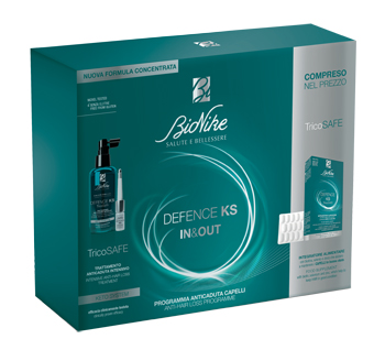 DEFENCE KS BIPACK TRATTAMENTO ANTICADUTA + INTEGRATORE 30 COMPRESSE - Farmacia Artemisia di Montecuollo Dott. Angelo snc