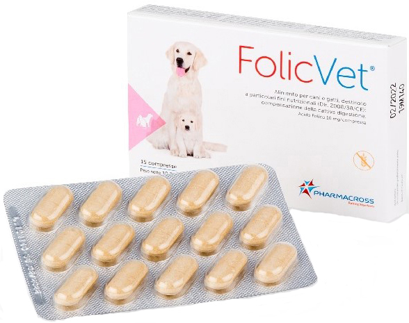 FOLICVET 15 COMPRESSE - Farmacia Artemisia di Montecuollo Dott. Angelo snc