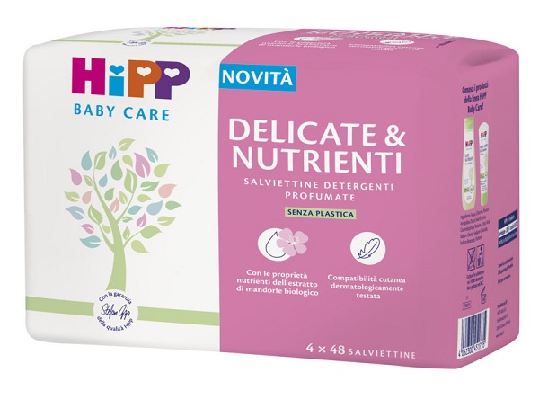 HIPP SALVIETTINE DELICATE MULTIPACK 4X56 PEZZI - Farmacia Artemisia di Montecuollo Dott. Angelo snc