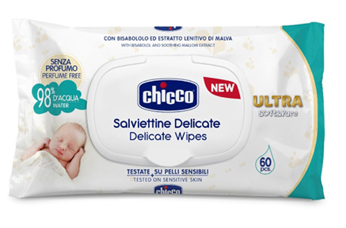 CHICCO COSMETICO SALVIETTE 60 PEZZI NO PROFUNO - Farmacia Artemisia di Montecuollo Dott. Angelo snc