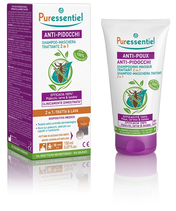 PURESSENTIEL SHAMPOO TRATTANTE ANTI-PIDOCCHI 150 ML - Farmacia Artemisia di Montecuollo Dott. Angelo snc