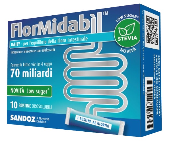 FLORMIDABIL DAILY 10 BUSTINE CON STEVIA - Farmacia Artemisia di Montecuollo Dott. Angelo snc