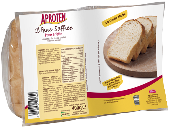 APROTEN PANE BIANCO FETTE 2 PEZZI DA 200 G - Farmacia Artemisia di Montecuollo Dott. Angelo snc