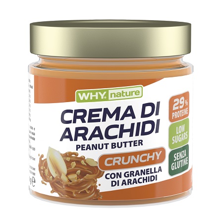 WHYNATURE CREMA ARACHIDI CRUNCHY 350 G - Farmacia Artemisia di Montecuollo Dott. Angelo snc
