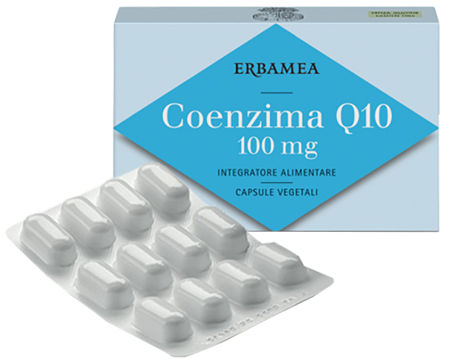 ERBAMEA COENZIMA Q10 100 MG 24 CAPSULE VEGETALI - Farmacia Artemisia di Montecuollo Dott. Angelo snc