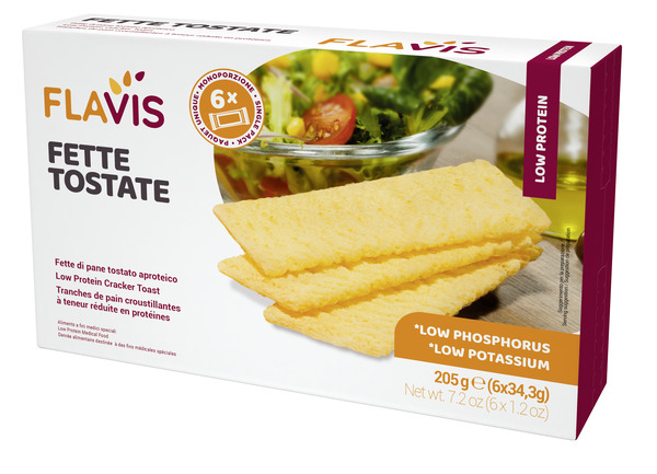 FLAVIS FETTE TOSTATE APROTEICHE 6 PORZIONI DA 34,3 G - Farmacia Artemisia di Montecuollo Dott. Angelo snc