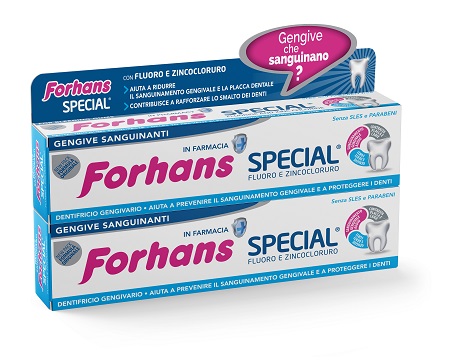 FORHANS 2 DENTIFRICI SPECIAL 75M + 33% GRATIS - Farmacia Artemisia di Montecuollo Dott. Angelo snc