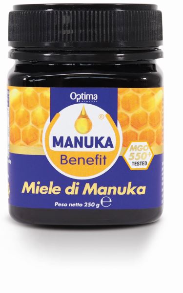 MANUKA BENEFIT MIELE DI MANUKA 550+ MGO 250 G - Farmacia Artemisia di Montecuollo Dott. Angelo snc