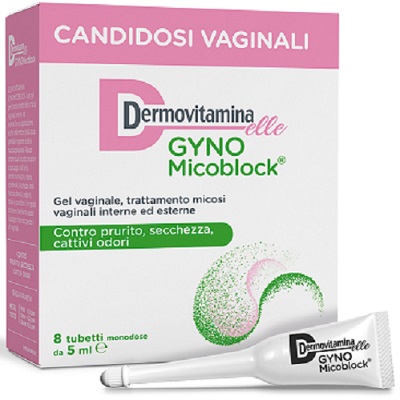 DERMOVITAMINA GYNOMICOBLOCK M 8 TUBETTI MONODOSE 5 ML - Farmacia Artemisia di Montecuollo Dott. Angelo snc