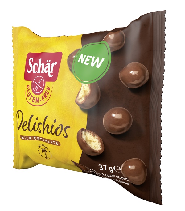 SCHAR DELISHIOS CEREALI RICOPERTI CON CIOCCOLATO AL LATTE 37 G - Farmacia Artemisia di Montecuollo Dott. Angelo snc