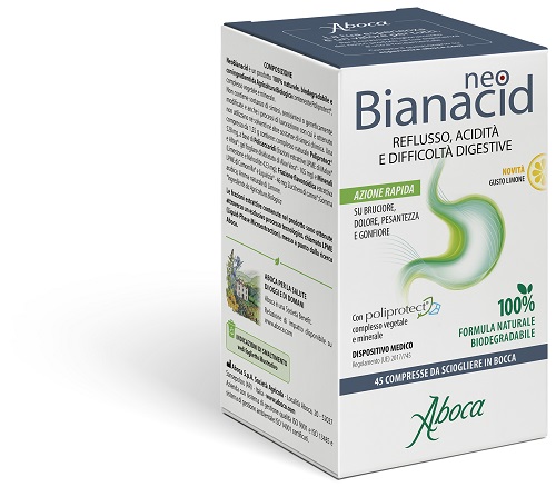 NEOBIANACID 45 COMPRESSE LIMONE - Farmacia Artemisia di Montecuollo Dott. Angelo snc