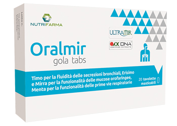 ORALMIR GOLA TABS 20 COMPRESSE - Farmacia Artemisia di Montecuollo Dott. Angelo snc