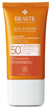 RILASTIL SUN SYSTEM D-CLAR SPF 50+ CREMA LIGHT 40 ML - Farmacia Artemisia di Montecuollo Dott. Angelo snc