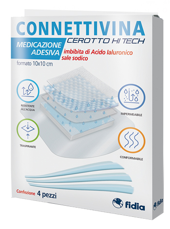 CEROTTO CONNETTIVINA HITECH 10 X 10 CM 4 PEZZI - Farmacia Artemisia di Montecuollo Dott. Angelo snc