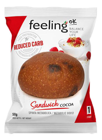 FEELING OK SANDWICH COCOA START 50 G - Farmacia Artemisia di Montecuollo Dott. Angelo snc