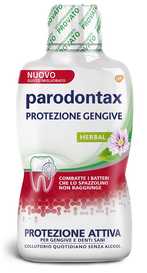 PARODONTAX HERBAL PROTEZIONE GENGIVE COLLUTORIO 500 ML - Farmacia Artemisia di Montecuollo Dott. Angelo snc