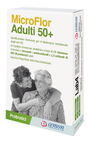 MICROFLOR ADULTI 50+ 30 CAPSULE - Farmacia Artemisia di Montecuollo Dott. Angelo snc