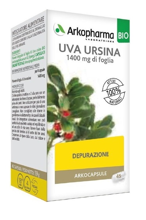 ARKO CAPSULE UVA URSINA BIO 45 CAPSULE - Farmacia Artemisia di Montecuollo Dott. Angelo snc