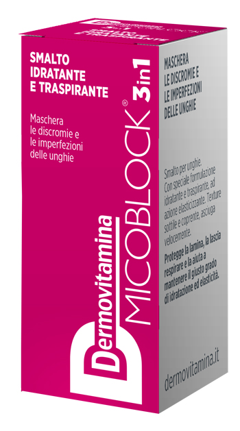 DERMOVITAMINA MICOBLOCK 3 IN 1 SMALTO IDRATANTE E TRASPIRANTE FUCSIA 5 ML - Farmacia Artemisia di Montecuollo Dott. Angelo snc