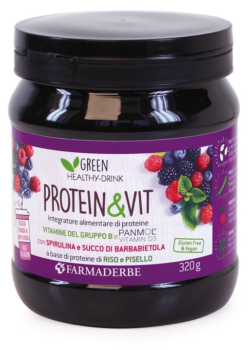 PROTEIN & VIT FRUTTI DI BOSCO 320 G - Farmacia Artemisia di Montecuollo Dott. Angelo snc