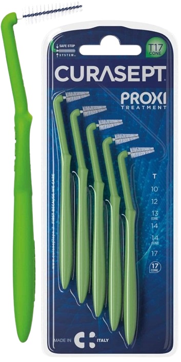 CURASEPT PROXI ANGLE P09 VERDE CHIARO/LIGHT GREEN 5 PEZZI - Farmacia Artemisia di Montecuollo Dott. Angelo snc