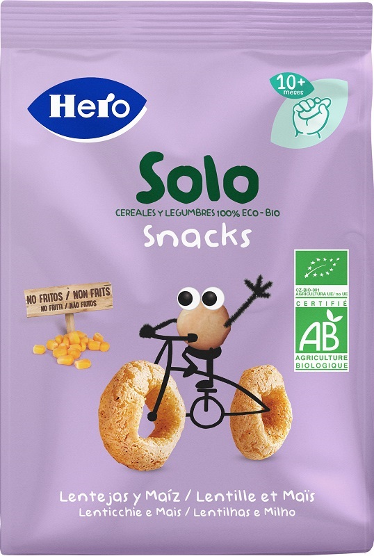 HERO SOLO SNACK LENTICCHIE MAIS 100% BIO 50 G - Farmacia Artemisia di Montecuollo Dott. Angelo snc