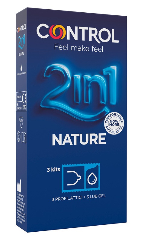 CONTROL 2IN1 NATURE 2,0 + NATURE LUBE 3+ 3 PEZZI - Farmacia Artemisia di Montecuollo Dott. Angelo snc