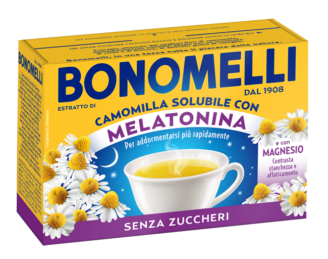 CAMOMILLA SOLUBILE MELATONINA MAGNESIO 16 BUSTINE - Farmacia Artemisia di Montecuollo Dott. Angelo snc