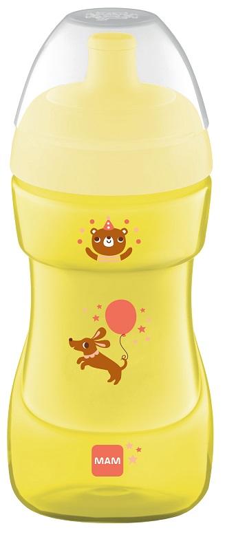 MAM TAZZA SPORTS 330 ML 12+ BECCUCCIO RIGIDO NEUTRO - Farmacia Artemisia di Montecuollo Dott. Angelo snc