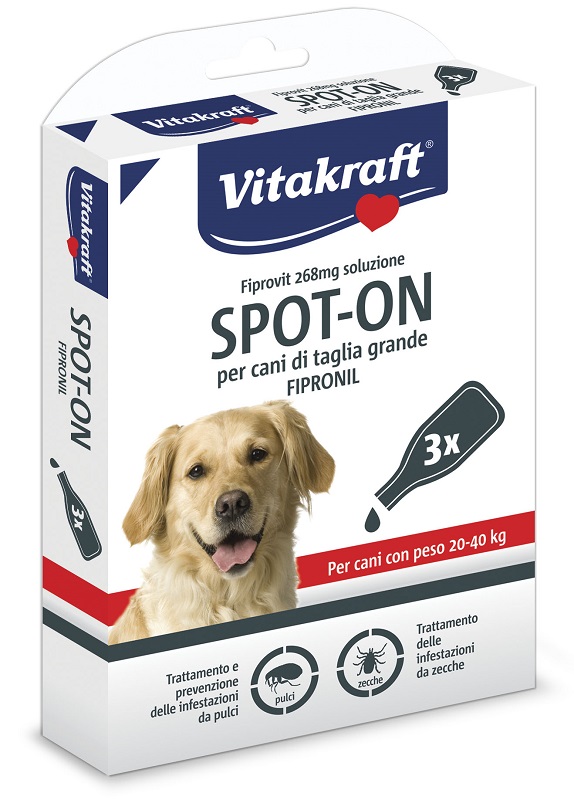 REPELT SPOT ON FIPRONIL PER CANE GRANDE 3 X 2,68 ML - Farmacia Artemisia di Montecuollo Dott. Angelo snc