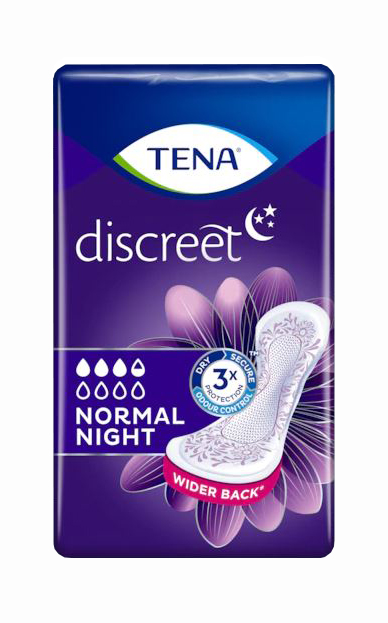 ASSORBENTE TENA DISCREET NORMAL NIGHT 10 PEZZI - Farmacia Artemisia di Montecuollo Dott. Angelo snc