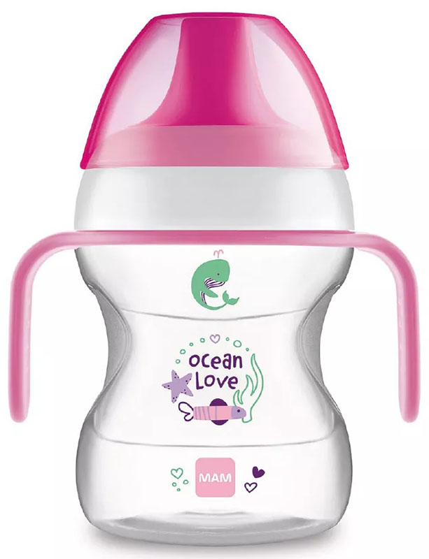MAM LEARN TO DRINK CUP 190 ML 6+ BECCUCCIO RIGIDO FEMMINA - Farmacia Artemisia di Montecuollo Dott. Angelo snc