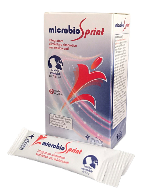 MICROBIOSPRINT 10 STICK OROSOLUBILI - Farmacia Artemisia di Montecuollo Dott. Angelo snc