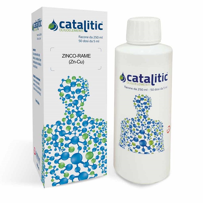 CATALITIC ZINCO RAME ZN-CU OLIGOELEMENTI 250 ML - Farmacia Artemisia di Montecuollo Dott. Angelo snc