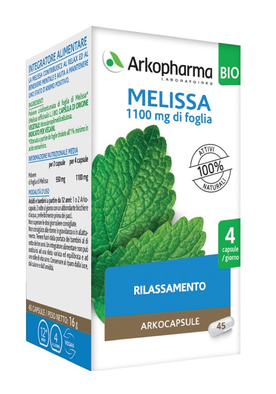ARKOCPS MELISSA 45 CAPSULE BIO - Farmacia Artemisia di Montecuollo Dott. Angelo snc