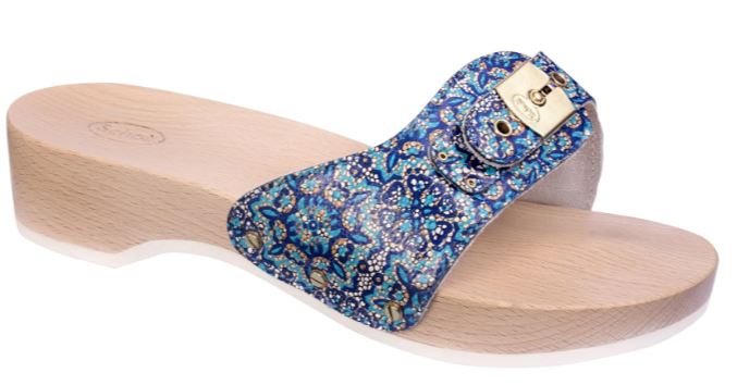 PESCURA HEEL PRINTSYNTH-W BLUE/MULTI GENERAL COMFORT PESCURA PELLE SCAMOSCIATA LEGNO DI FAGGIO EVA G 41 COLLEZIONE SS20 - Farmacia Artemisia di Montecuollo Dott. Angelo snc