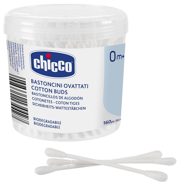 CHICCO BASTONCINI COTONATI 160 PEZZI - Farmacia Artemisia di Montecuollo Dott. Angelo snc