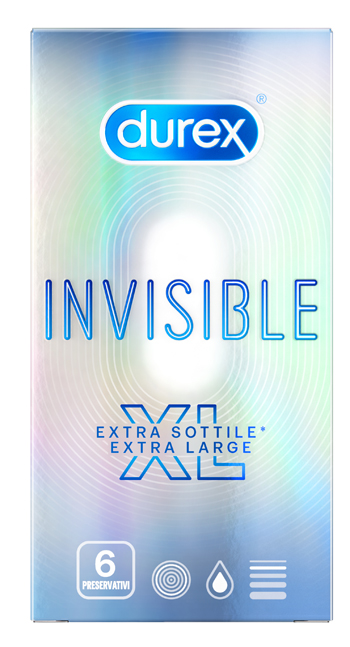 PROFILATTICO DUREX INVISIBLE XL 6 PEZZI - Farmacia Artemisia di Montecuollo Dott. Angelo snc