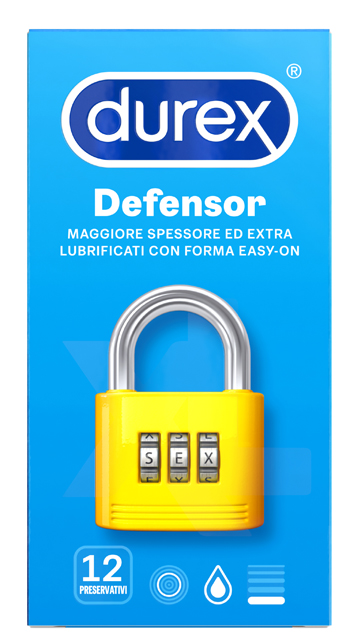 PROFILATTICO DUREX DEFENSOR 12 PEZZI - Farmacia Artemisia di Montecuollo Dott. Angelo snc