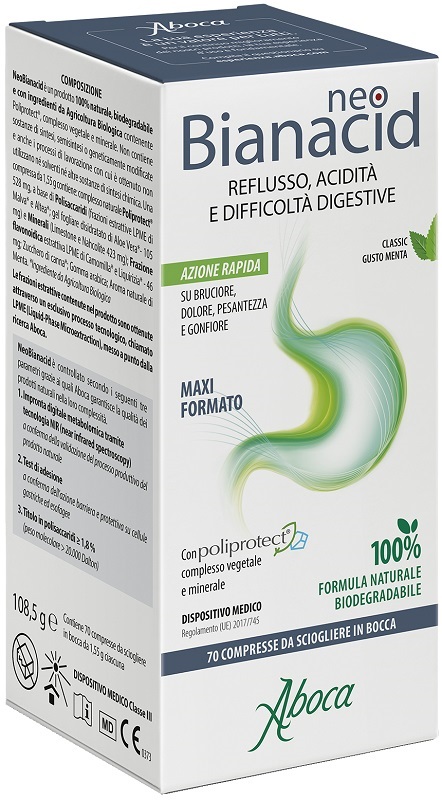 NEOBIANACID 70 COMPRESSE MASTICABILI - Farmacia Artemisia di Montecuollo Dott. Angelo snc