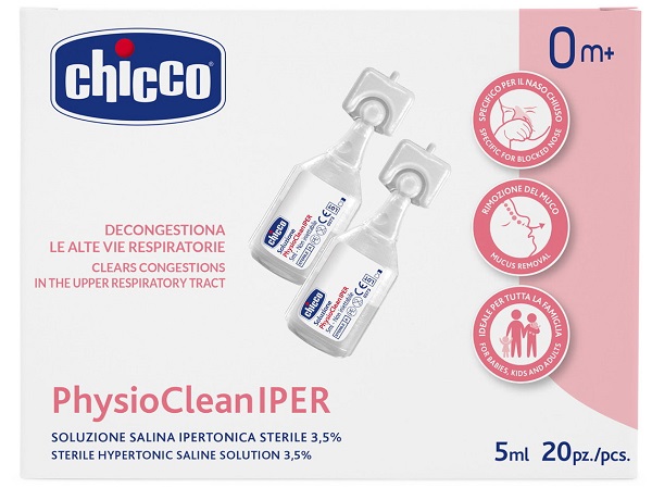 CHICCO SOLUZIONE HYPERTONIC 5 ML 20 PEZZI - Farmacia Artemisia di Montecuollo Dott. Angelo snc
