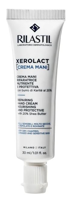 RILASTIL XEROLACT CREMA MANI NUTRIENTE E PROTETTIVA 30 ML - Farmacia Artemisia di Montecuollo Dott. Angelo snc