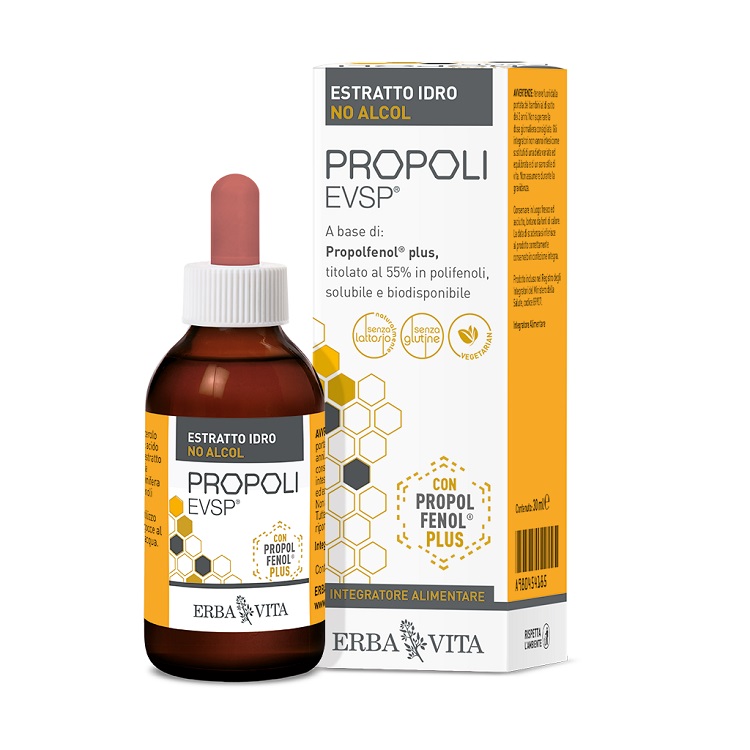 PROPOLI EVSP ESTRATTO IDRO NO ALCOL 30 ML - Farmacia Artemisia di Montecuollo Dott. Angelo snc